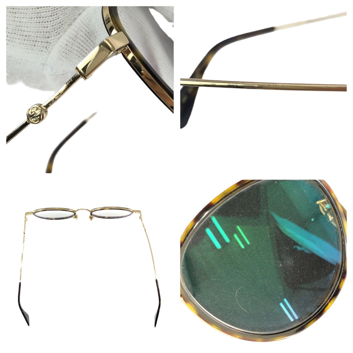 24889
GUCCI グッチ ダークハバナ ブラウン ゴールド金具 プラスチック / メタル GG0608OK メガネ メガネフレームのみ レディース ABP14