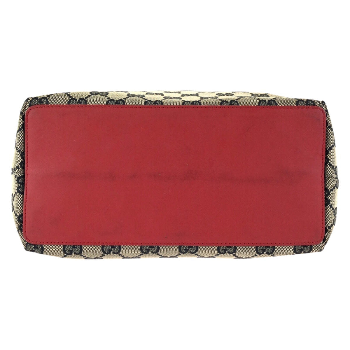 24896
GUCCI グッチ ベージュ レッド ゴールド金具 GGキャンバス / レザー 002 1098 トートバッグ レディース AB28