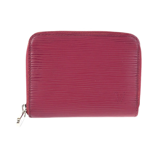 24898
LOUIS VUITTON ルイヴィトン エピ ジッピーコインパース ピンク フューシャ シルバー金具 レザー M60383 コインケース カードケース レディース AB21