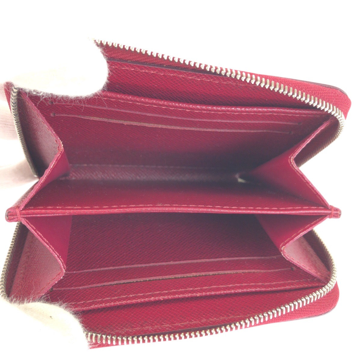 24898
LOUIS VUITTON ルイヴィトン エピ ジッピーコインパース ピンク フューシャ シルバー金具 レザー M60383 コインケース カードケース レディース AB21
