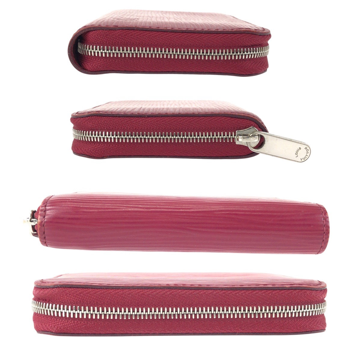 24898
LOUIS VUITTON ルイヴィトン エピ ジッピーコインパース ピンク フューシャ シルバー金具 レザー M60383 コインケース カードケース レディース AB21