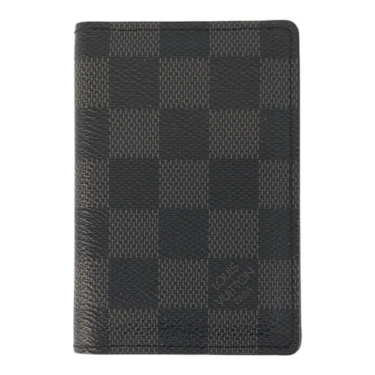 24899
LOUIS VUITTON ルイヴィトン ダミエグラフィット オーガナイザー ドゥ ポッシュ ブラック 黒 PVC N63143 カードケース 名刺入れ メンズ ABP21