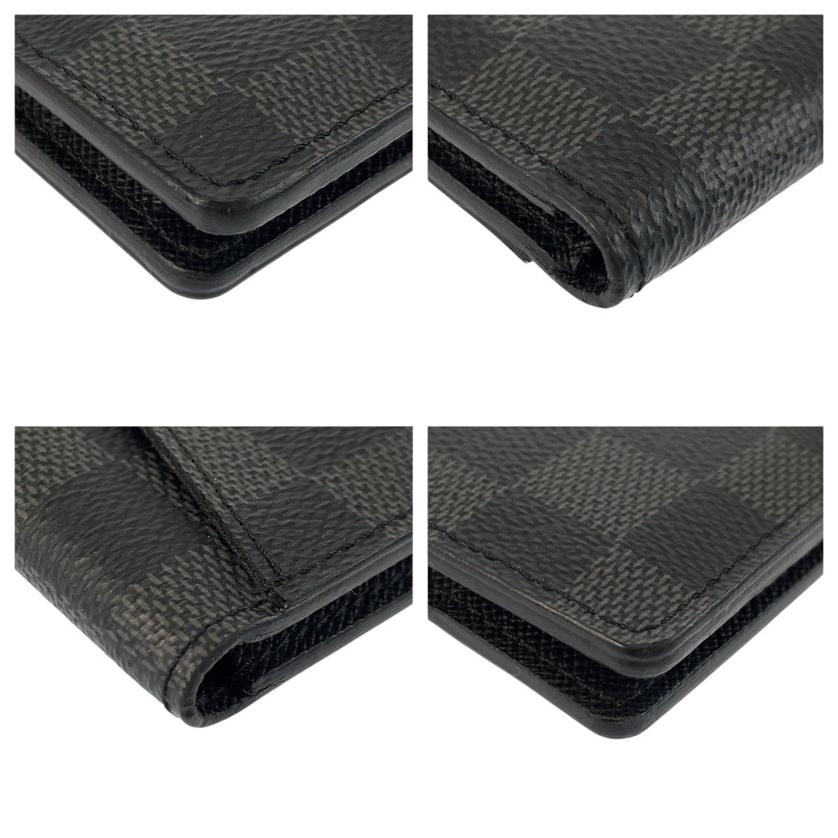 24899
LOUIS VUITTON ルイヴィトン ダミエグラフィット オーガナイザー ドゥ ポッシュ ブラック 黒 PVC N63143 カードケース 名刺入れ メンズ ABP21