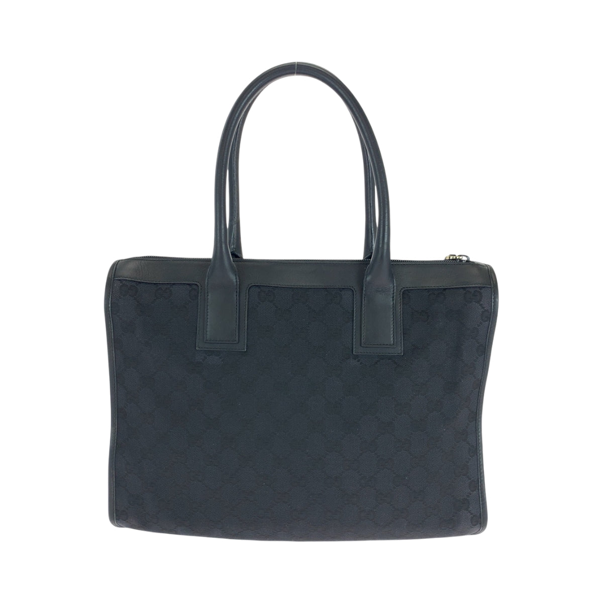 24912
GUCCI グッチ ブラック 黒 シルバー金具 GGキャンバス 000 0854 トートバッグ ショルダーバッグ レディース ABP40