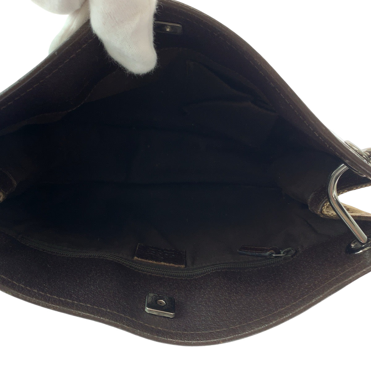 24919
GUCCI グッチ ブラウン シルバー金具 GGキャンバス 120841 ショルダーバッグ メッセンジャーバッグ メンズ AB