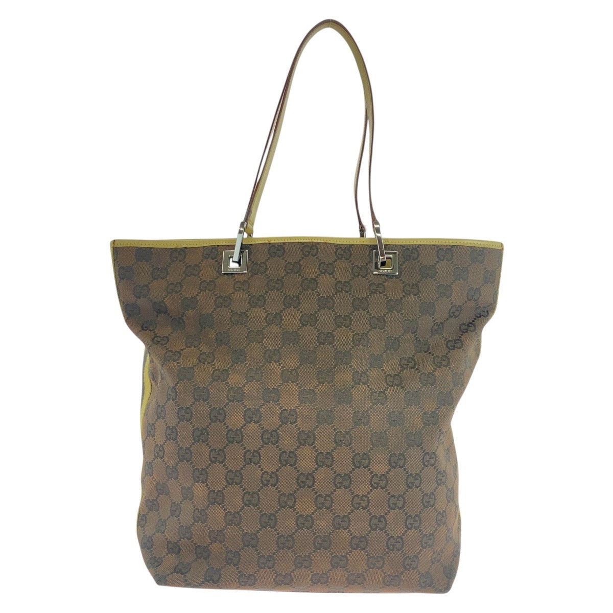 24927
GUCCI グッチ ブラウン マルチカラー シルバー金具 GGキャンバス / レザー 31243 トートバッグ ショルダーバッグ レディース AB26