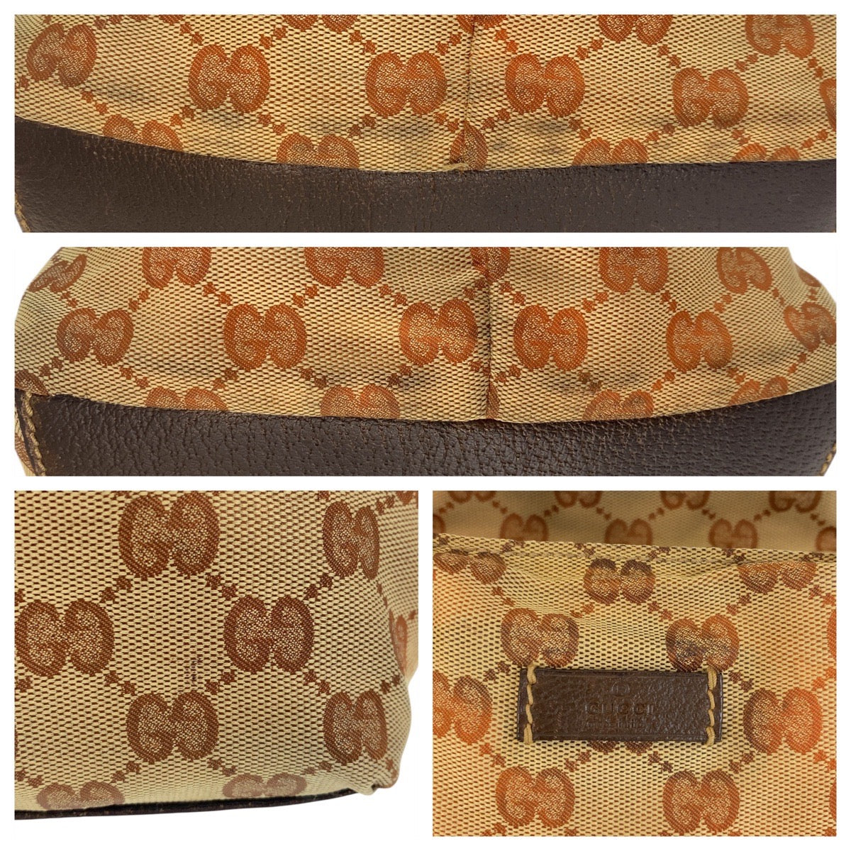 24929
GUCCI グッチ シェリーライン ベージュ ブラウン GGキャンバス / レザー 131228 トートバッグ ハンドバッグ レディース B25