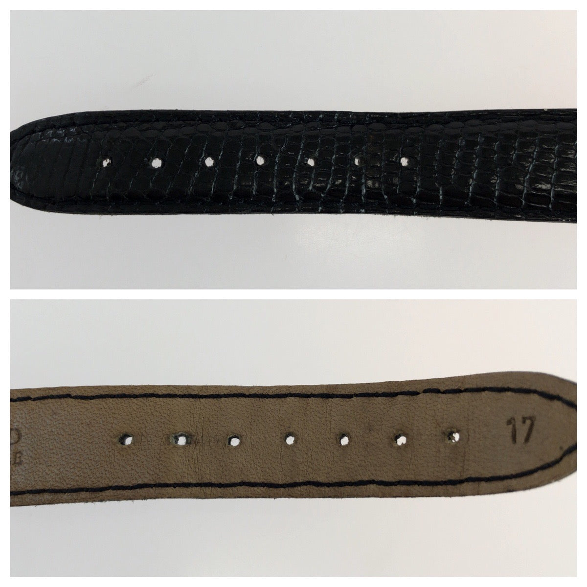 24935
Dior ディオール ヴィンテージ カナージュ クールカレ ブラック 黒 ゴールド金具 ステンレススチール / レザー D82-150 腕時計 クオーツ ブラック文字盤 ABP35