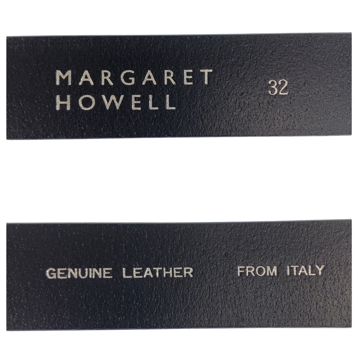 24936
MARGARET HOWELL マーガレットハウエル オイルレザー 32インチ ブラック 黒 シルバー金具 レザー ベルト メンズ N8