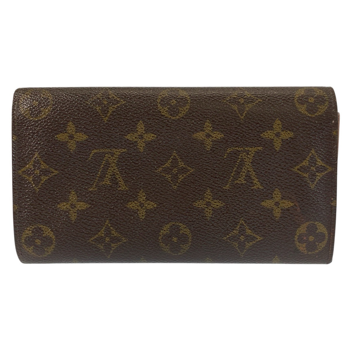 24940
LOUIS VUITTON ルイヴィトン モノグラム ポシェット ポルトモネ クレディ ブラウン ゴールド金具 PVC M61725 長財布 ロングウォレット レディース AB8