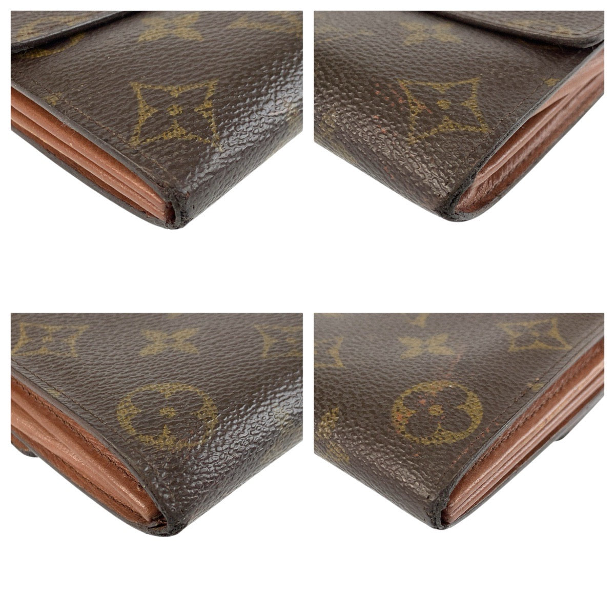 24940
LOUIS VUITTON ルイヴィトン モノグラム ポシェット ポルトモネ クレディ ブラウン ゴールド金具 PVC M61725 長財布 ロングウォレット レディース AB8