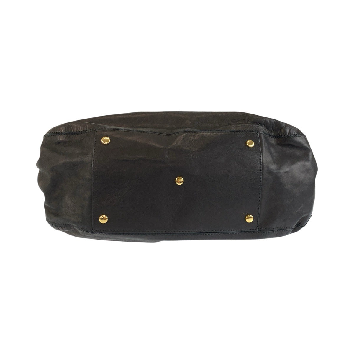 24943
DSQUARED2 ディースクエアード ブラック 黒 ゴールド金具 レザー ショルダーバッグ レディース ABP12