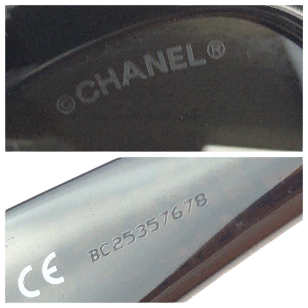 24945
CHANEL シャネル ココマーク ダークブラウン プラスチック 5434-A サングラス 男女兼用 フォックス レディース A35