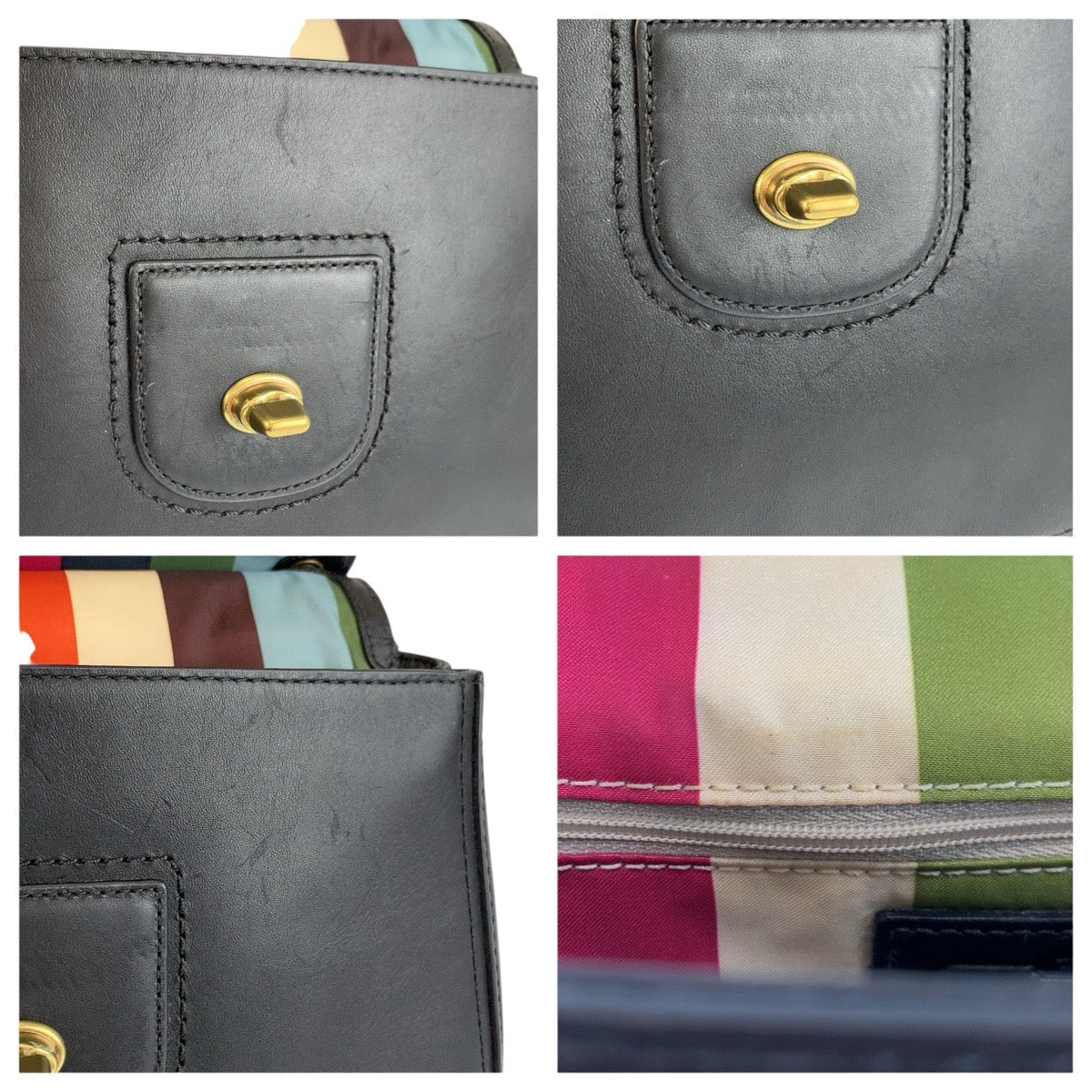 24950
COACH コーチ ニューウィリス ブラック 黒 ゴールド金具 レザー ハンドバッグ ショルダーバッグ レディース ABP12