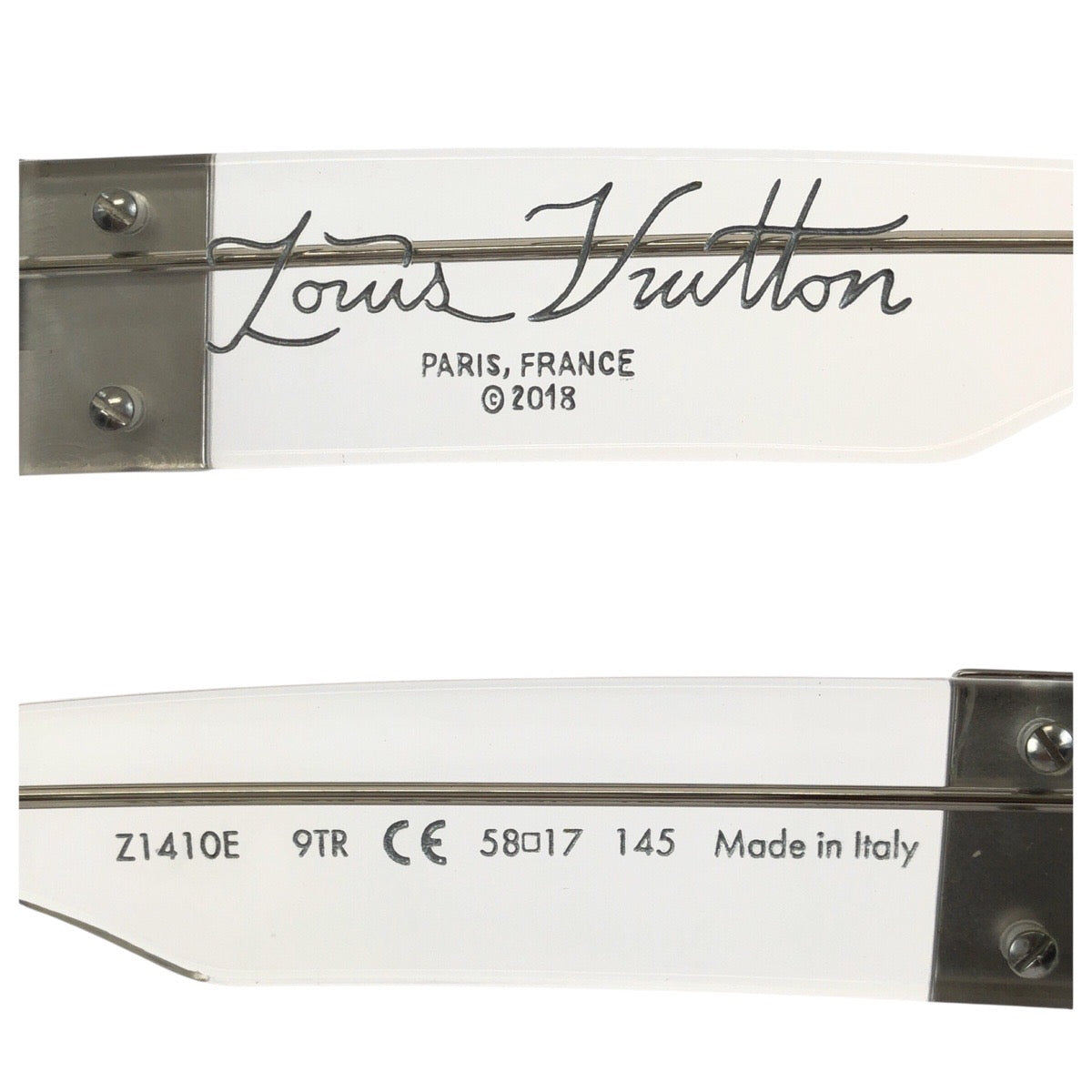 24953
LOUIS VUITTON ルイヴィトン アイウェア 1.1 ミリオネア トランスペアレント クリア シルバー金具 プラスチック / メタル Z1410E サングラス 男女兼用 スクエア メンズ SA100