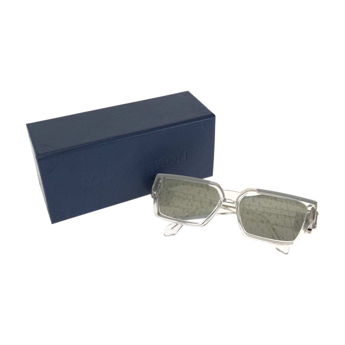 24953
LOUIS VUITTON ルイヴィトン アイウェア 1.1 ミリオネア トランスペアレント クリア シルバー金具 プラスチック / メタル Z1410E サングラス 男女兼用 スクエア メンズ SA100