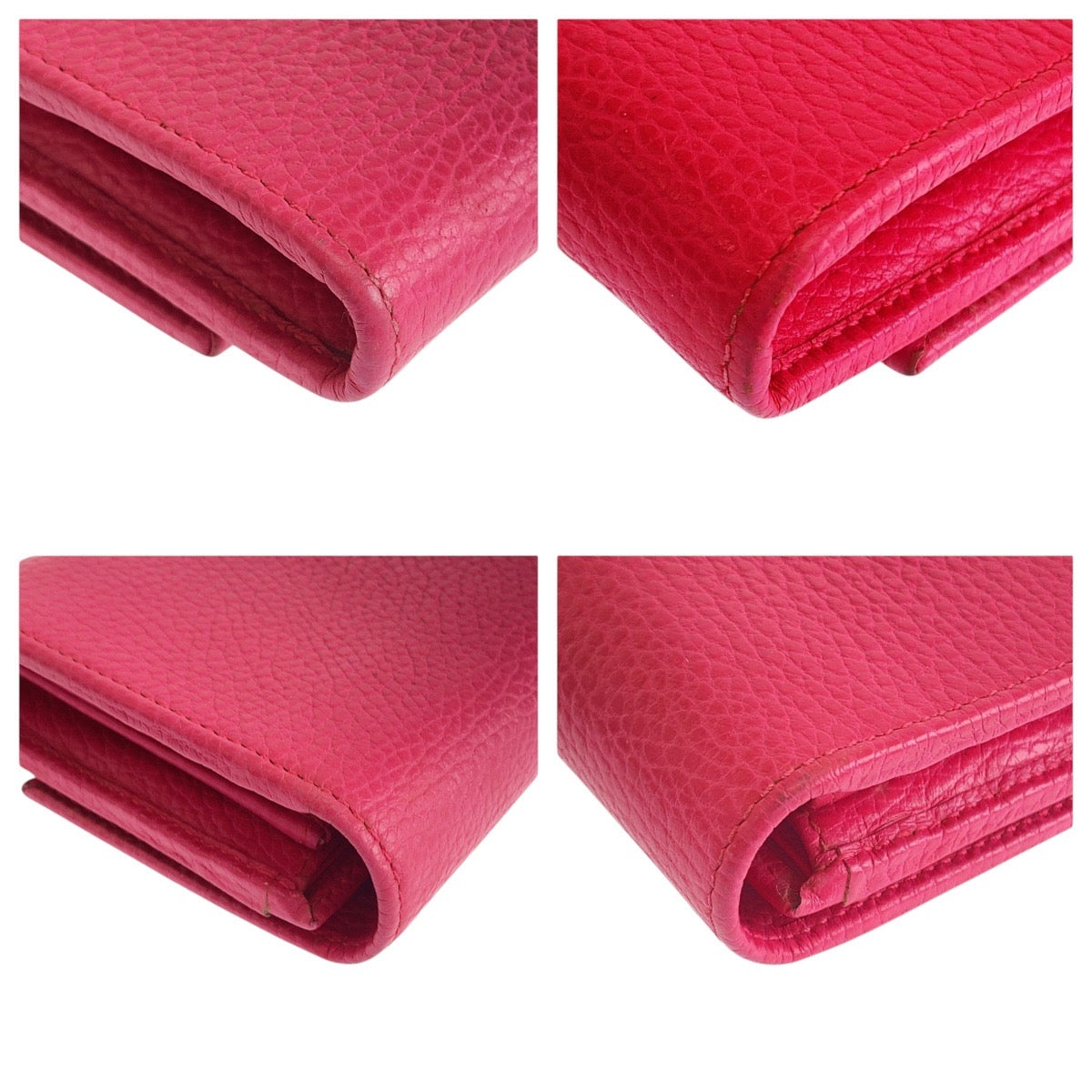 24960
GUCCI グッチ GGマーモント コンチネンタルウォレット ピンク ゴールド金具 レザー 456116 長財布 ロングウォレット レディース ABP20