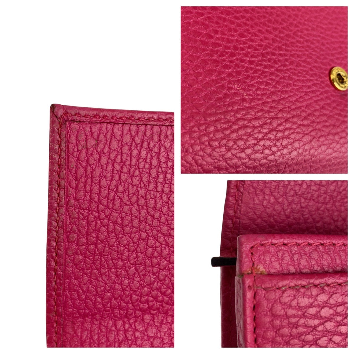 24960
GUCCI グッチ GGマーモント コンチネンタルウォレット ピンク ゴールド金具 レザー 456116 長財布 ロングウォレット レディース ABP20