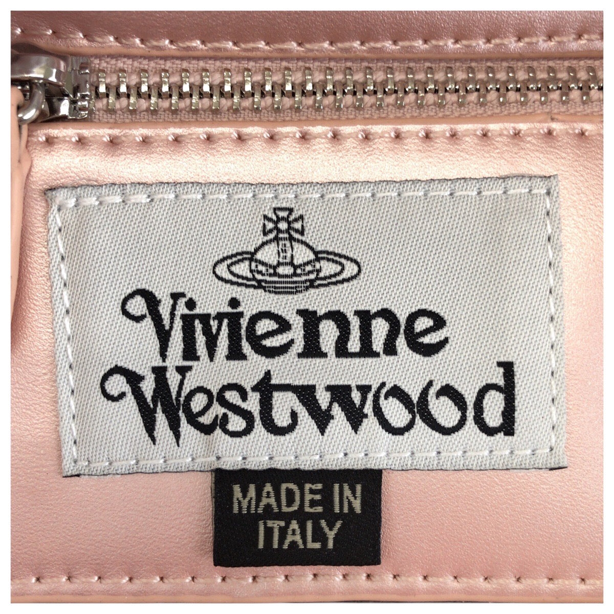 24961
Vivienne Westwood ヴィヴィアンウエストウッド BETTY ピンク シルバー金具 レザー ショルダーバッグ クラッチバッグ レディース N22