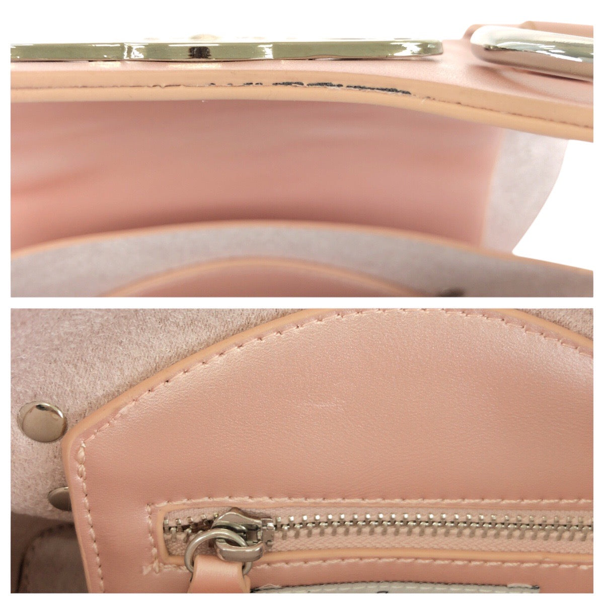 24961
Vivienne Westwood ヴィヴィアンウエストウッド BETTY ピンク シルバー金具 レザー ショルダーバッグ クラッチバッグ レディース N22