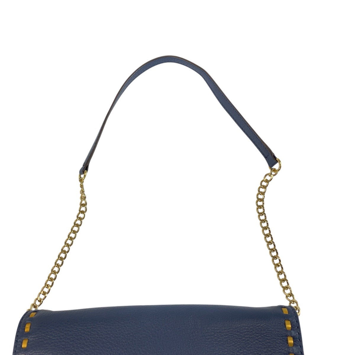 Michael Kors マイケルコース ネイビー ゴールド金具 レザー 1974222 チェーンショルダーバッグ ポシェット レディース ABP8