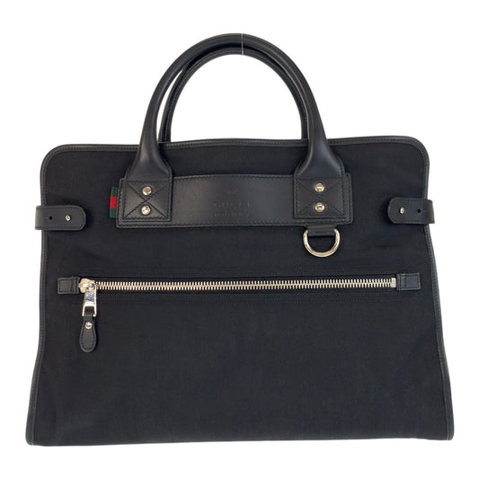 GUCCI グッチ シェリーライン ブラック 黒 シルバー金具 ナイロン / レザー 246410 ビジネスバッグ ブリーフケース メンズ ABP48