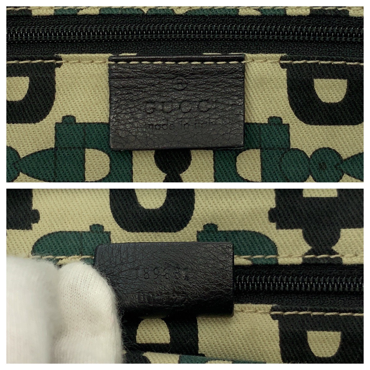 GUCCI グッチ アビー ブラック シルバー金具 レザー 189831 トートバッグ ショルダーバッグ レディース ABP48