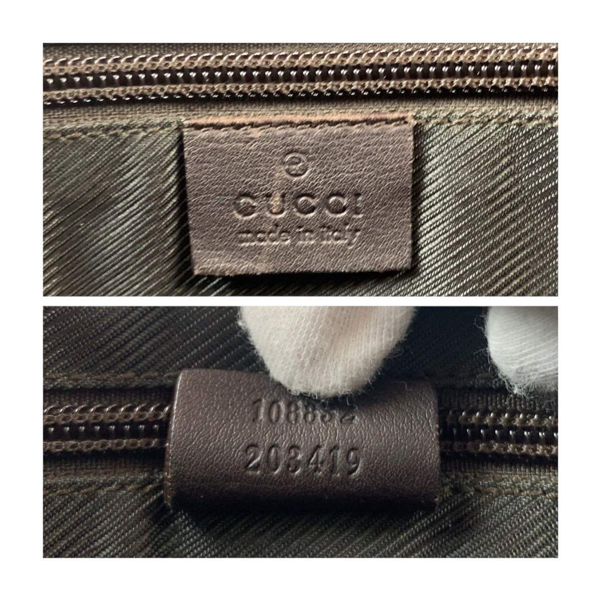 GUCCI グッチ ベージュ ブラウン シルバー金具 GGスプリームキャンバス 108832 トートバッグ ショルダーバッグ メンズ ABP37