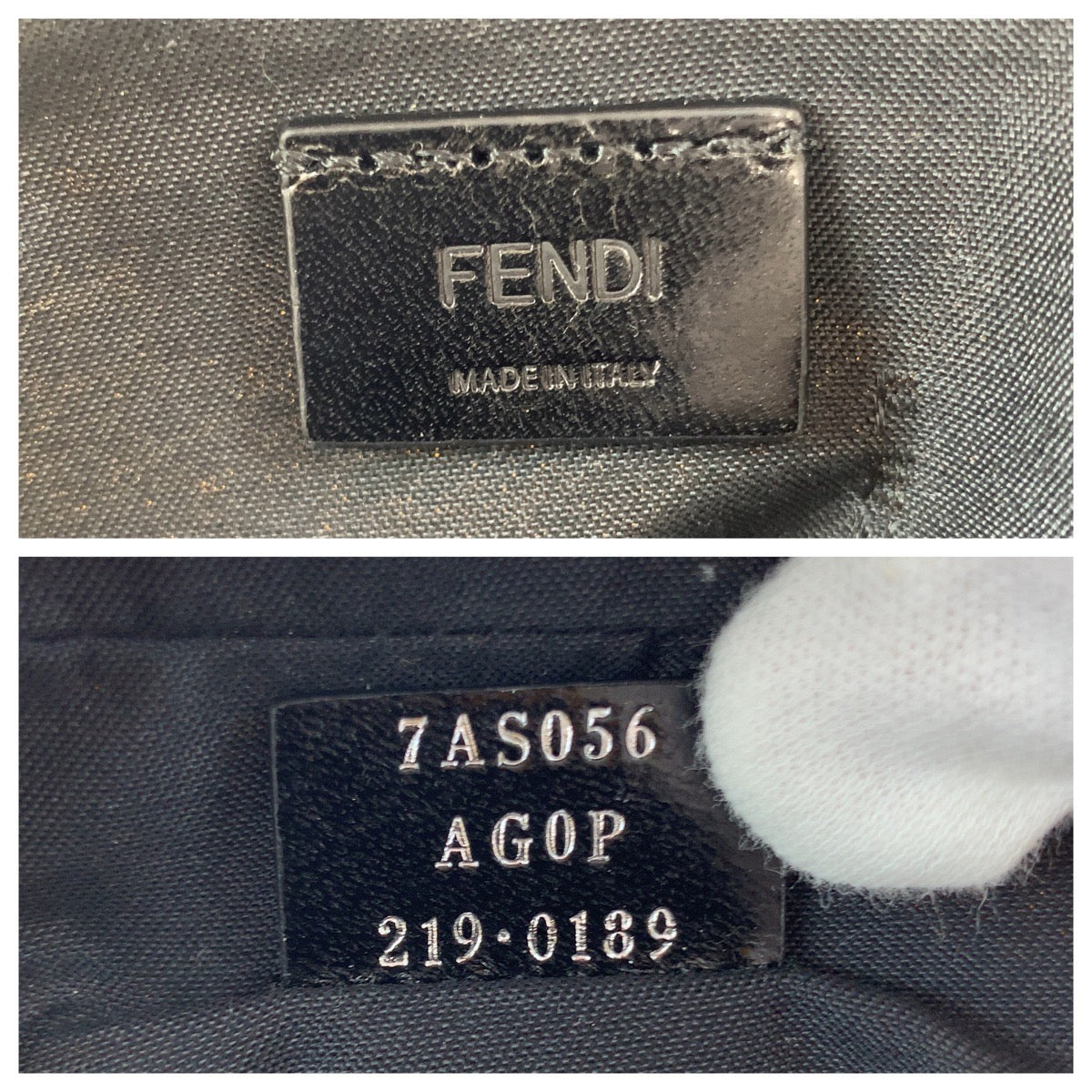 FENDI フェンディ ロゴ イエロー イエロー金具 ナイロン 7AS056 AG0P ショルダーバッグ ポシェット メンズ SA63
