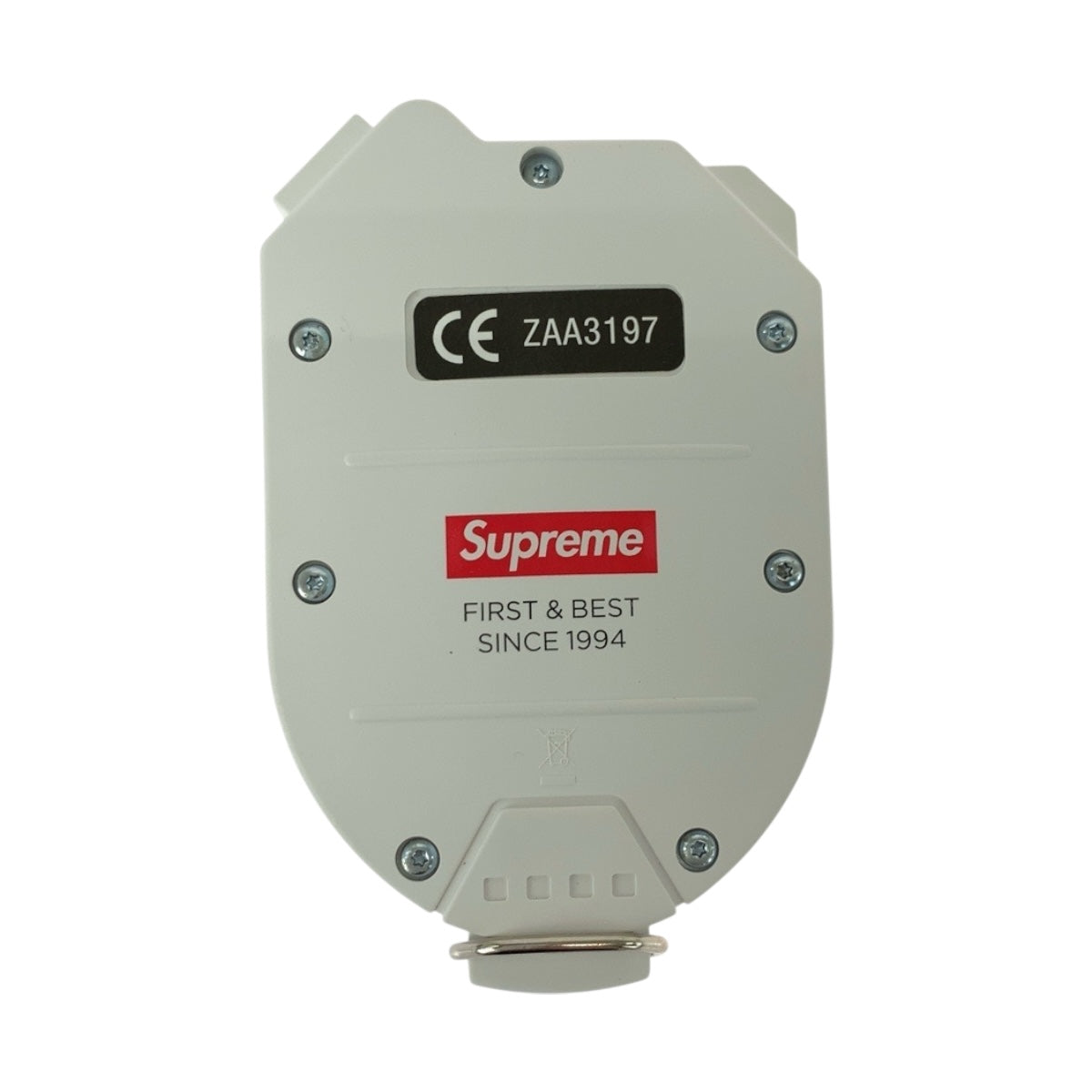 Supreme シュプリーム 18AW Tag Heuer Pocket Pro Stopwatch ホワイト レッド プラスチック ストップウォッチ ストラップ付き メンズ N54