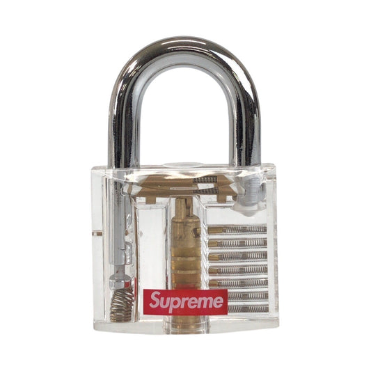 Supreme シュプリーム トランスペアレントロック クリア プラスチック / メタル 南京錠 鍵 メンズ SA7