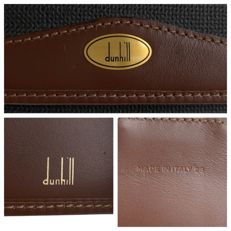 25022
Dunhill ダンヒル ブラウン ブラック レザー キーケース 6連 メンズ A8