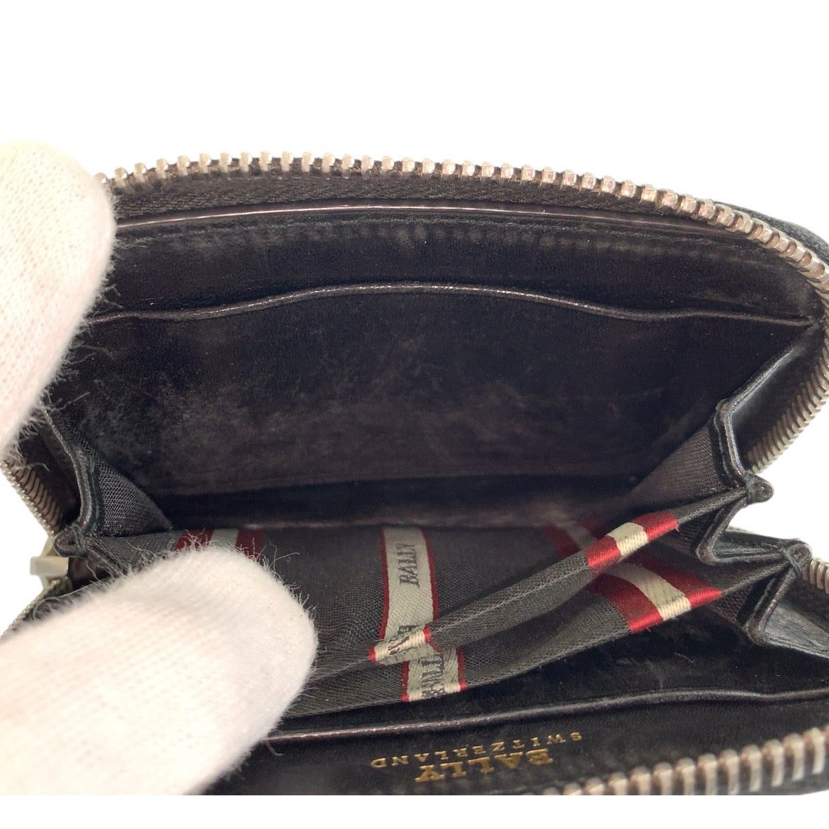 25029
BALLY バリー トレインスポッティング ブラック 黒 レザー コインケース カード入れ メンズ AB2