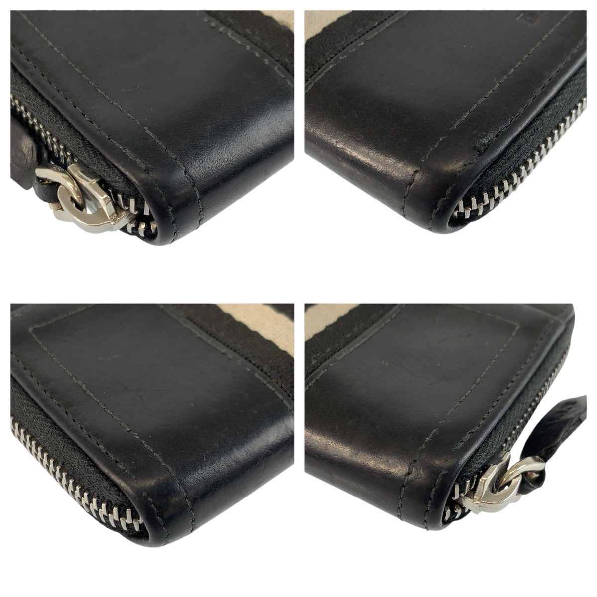 25029
BALLY バリー トレインスポッティング ブラック 黒 レザー コインケース カード入れ メンズ AB2