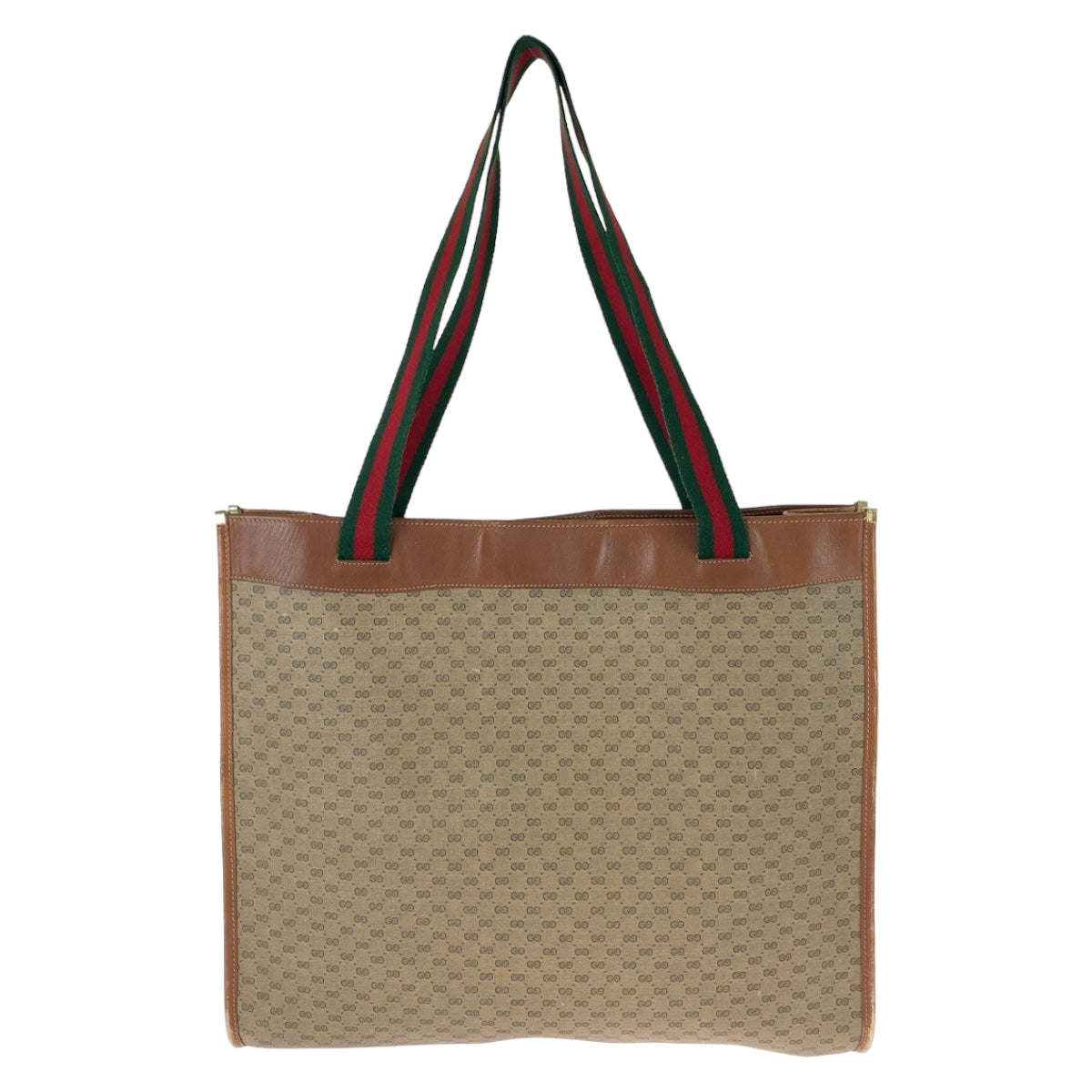 25035
GUCCI グッチ ヴィンテージ オールドグッチ シェリーライン マイクロGG ブラウン ゴールド金具 GGスプリームキャンバス / レザー 002 39 0044 トートバッグ ショルダーバッグ レディース AB35