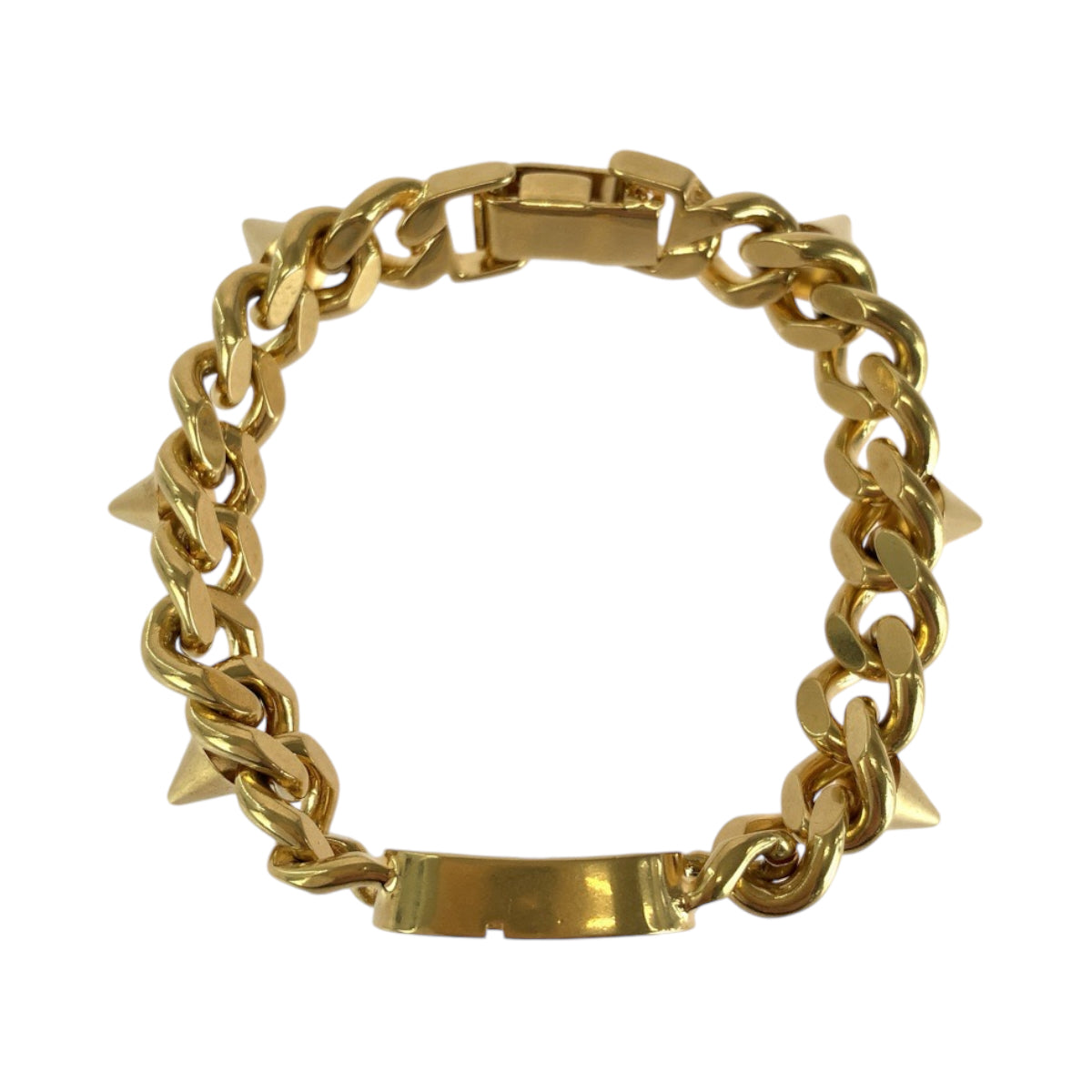 25047
Dior ディオール 30モンテーニュ CDロゴ ゴールド メッキ ブレスレット 長さ17cm 男女兼用 メンズ A48