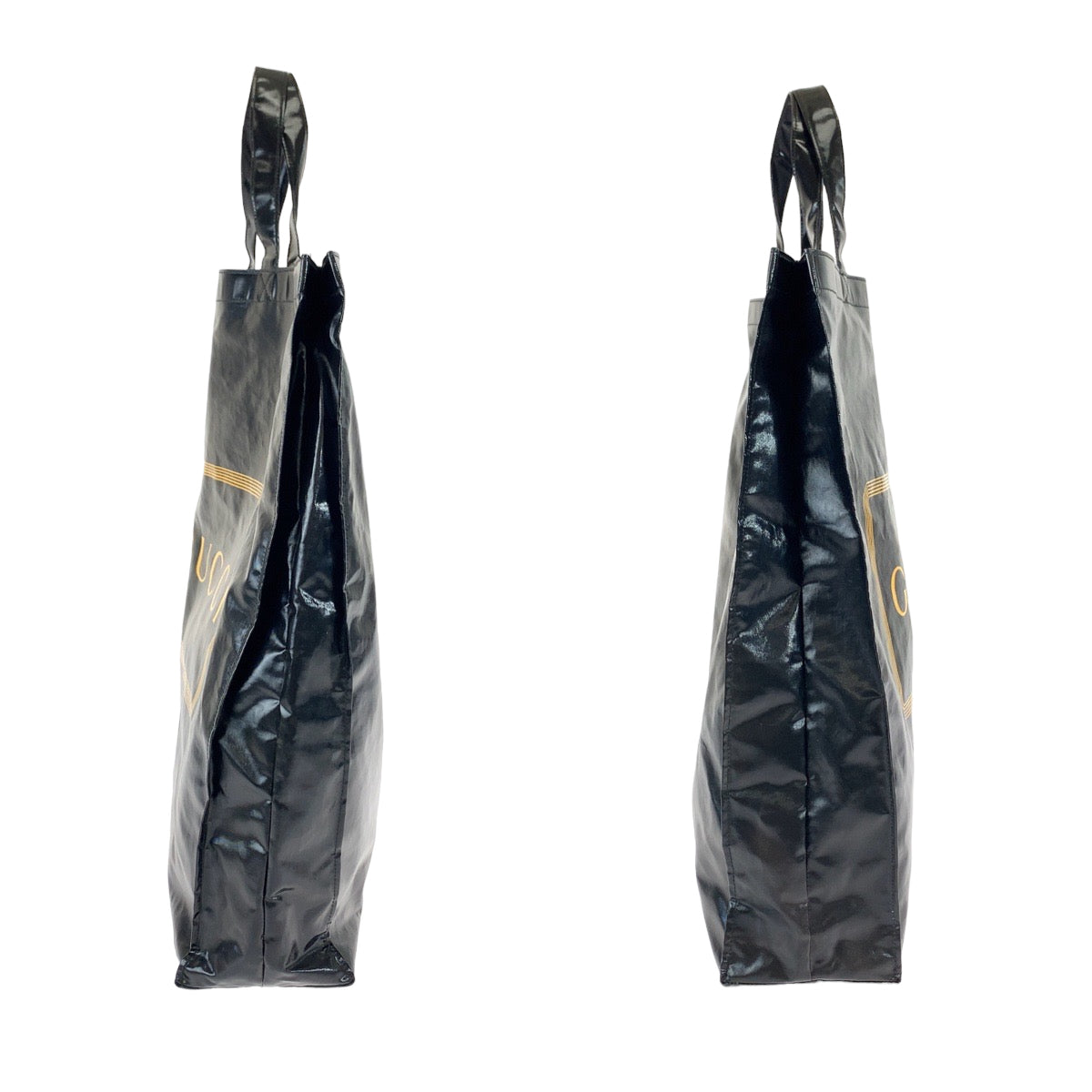25062
GUCCI グッチ ブラック イエロー コーティングキャンバス 575140 トートバッグ ビジネスバッグ メンズ SA40