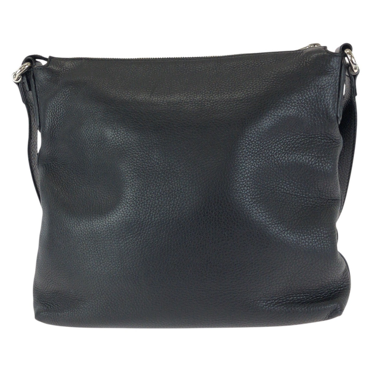 25091
GUCCI グッチ インターロッキングG ブラック 黒 シルバー金具 レザー 322059 ショルダーバッグ メッセンジャーバッグ メンズ ABP42
