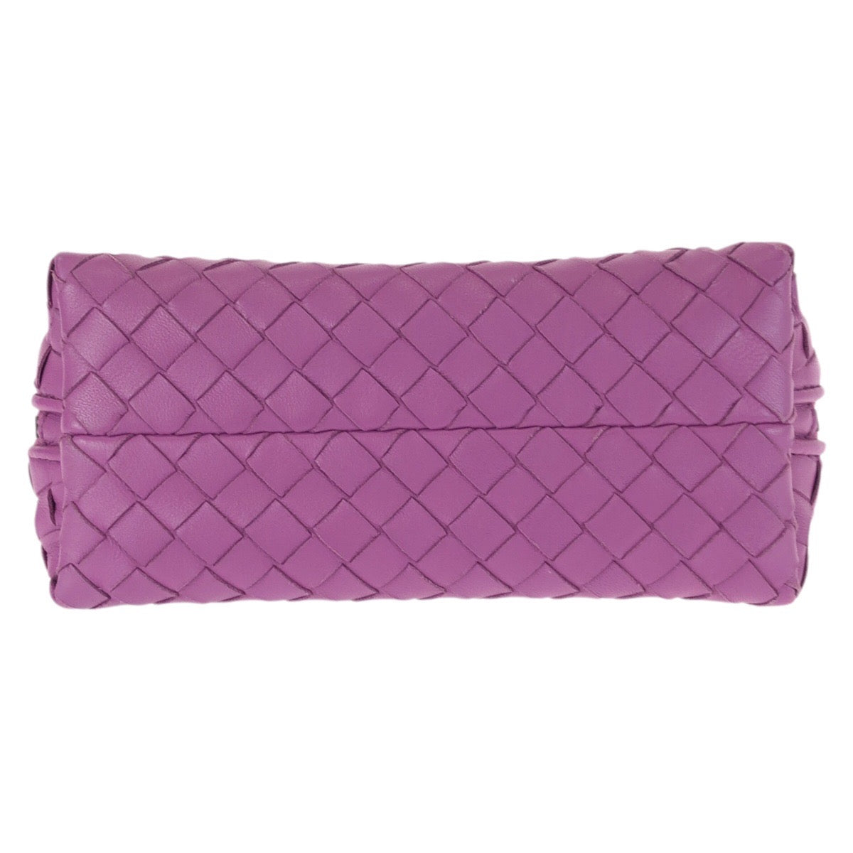 25096
BOTTEGAVENETA ボッテガヴェネタ イントレチャート パープル アメジストパープル レザー ポーチ メイクポーチ 小物入れ レディース ABP30