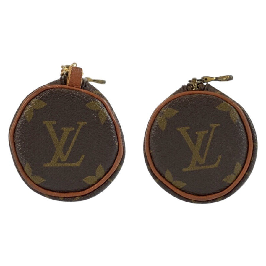 25100
LOUIS VUITTON ルイヴィトン モノグラム パピヨン ポーチのみ ブラウン ゴールド金具 PVC ポーチ 小物入れ レディース B10