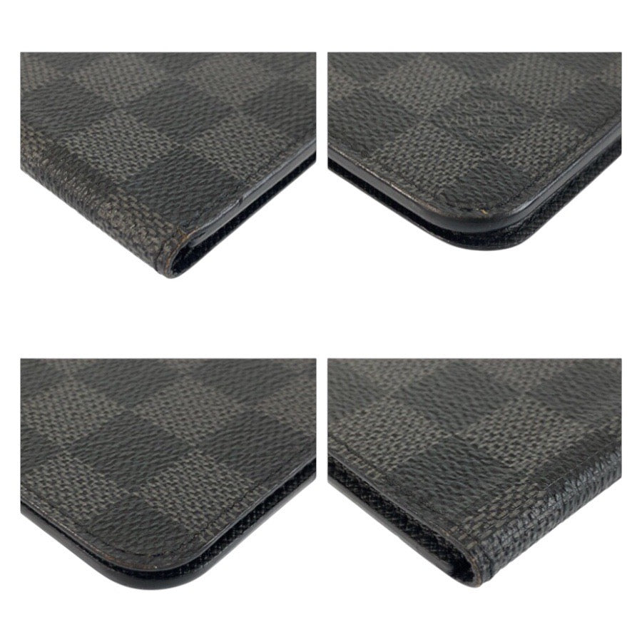 25102
LOUIS VUITTON ルイヴィトン ダミエグラフィット IPHONE6+ フォリオ ブラック 黒 PVC N61245 iPhoneケース 6Plus 6sPlusケース メンズ ABP6