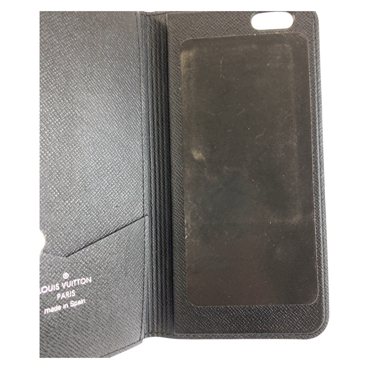 25102
LOUIS VUITTON ルイヴィトン ダミエグラフィット IPHONE6+ フォリオ ブラック 黒 PVC N61245 iPhoneケース 6Plus 6sPlusケース メンズ ABP6