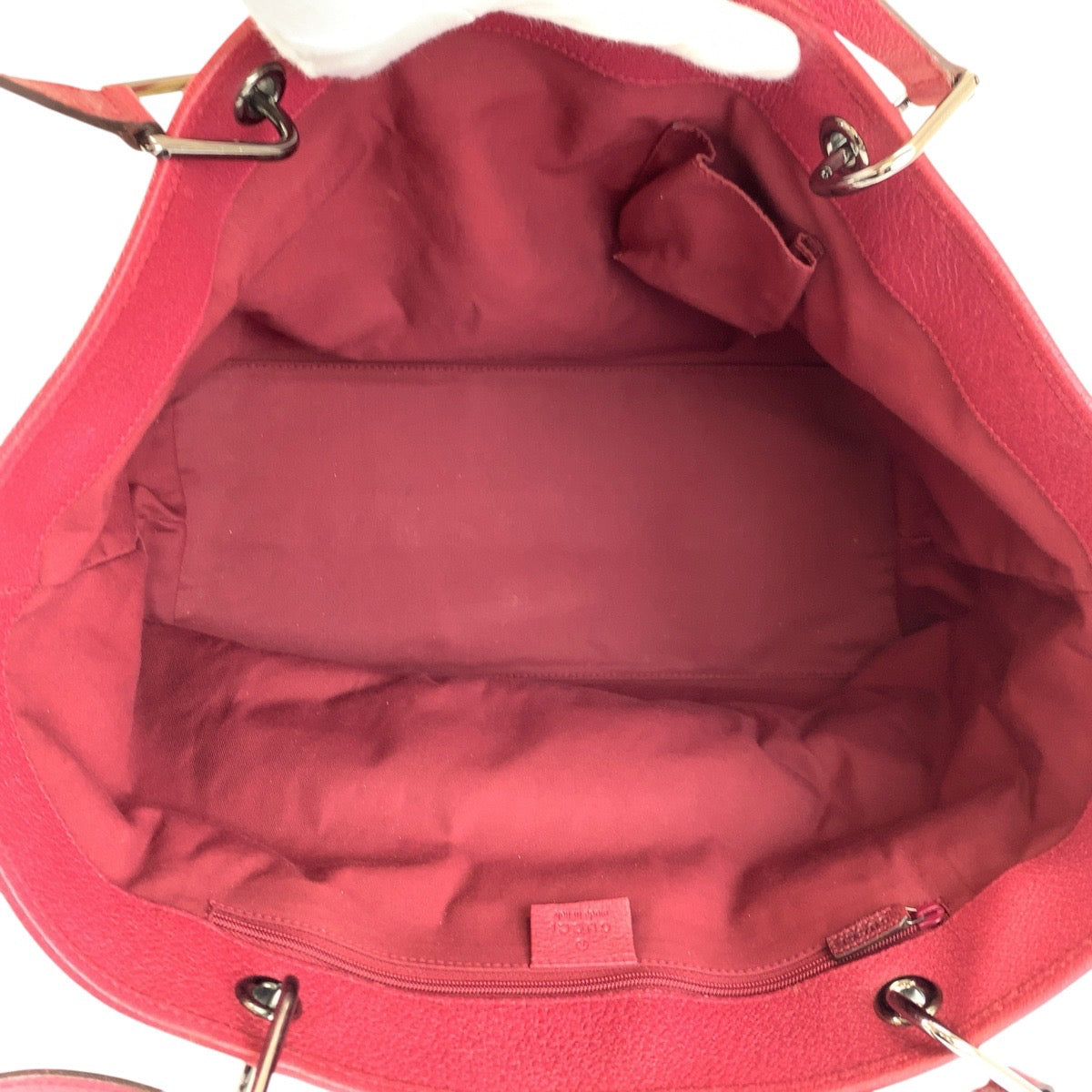 25106
GUCCI グッチ ベージュ ワインレッド GGキャンバス / レザー 120838 トートバッグ ショルダーバッグ レディース ABP42