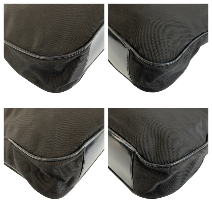 25107
GUCCI グッチ バンブー ブラック 黒 シルバー金具 ナイロン 001 2058 1577 5 ハンドバッグ ショルダーバッグ 2way レディース AB20