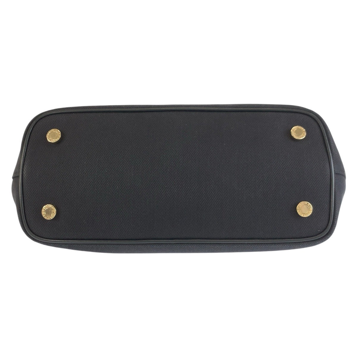 25109
BVLGARI ブルガリ イザベラ ロッセリーニ ブラック ゴールド金具 レザー ハンドバッグ レディース ABP35