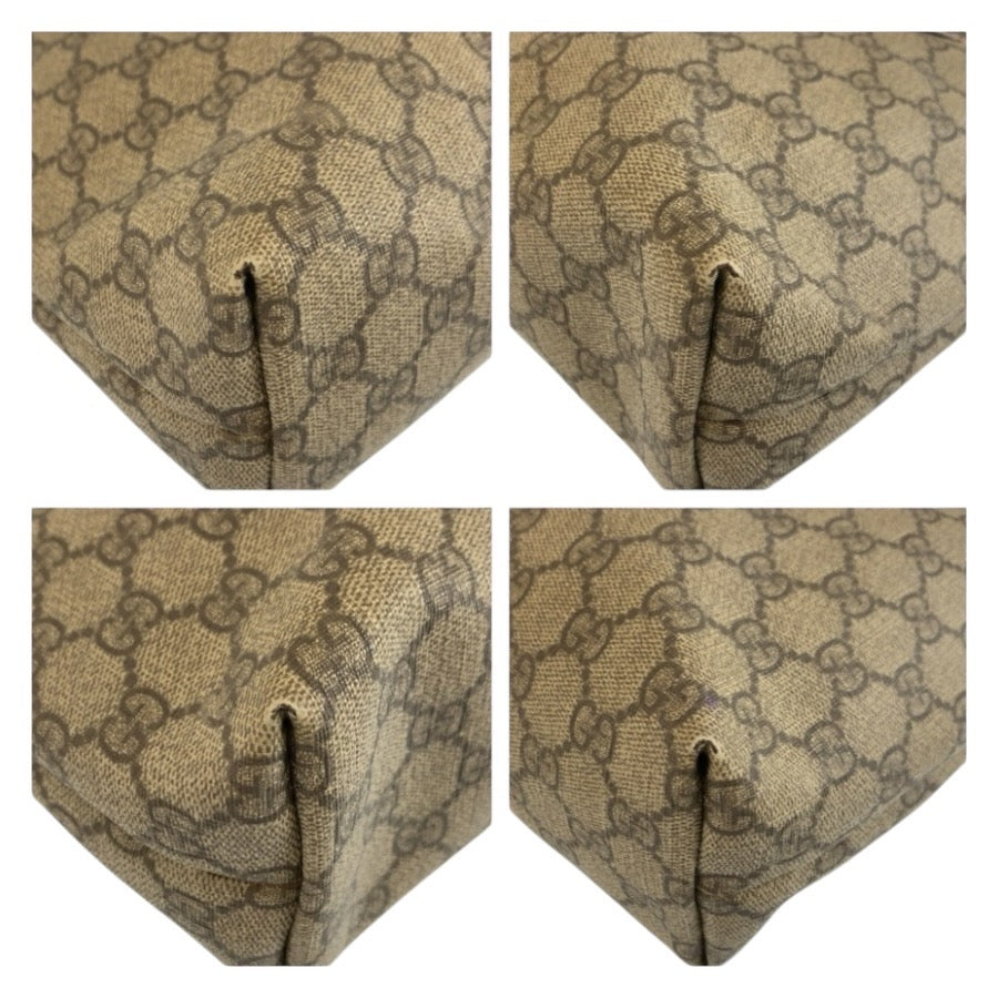 25110
GUCCI グッチ ピンク ベージュ GGスプリームキャンバス / レザー 211133 トートバッグ ハンドバッグ レディース B20