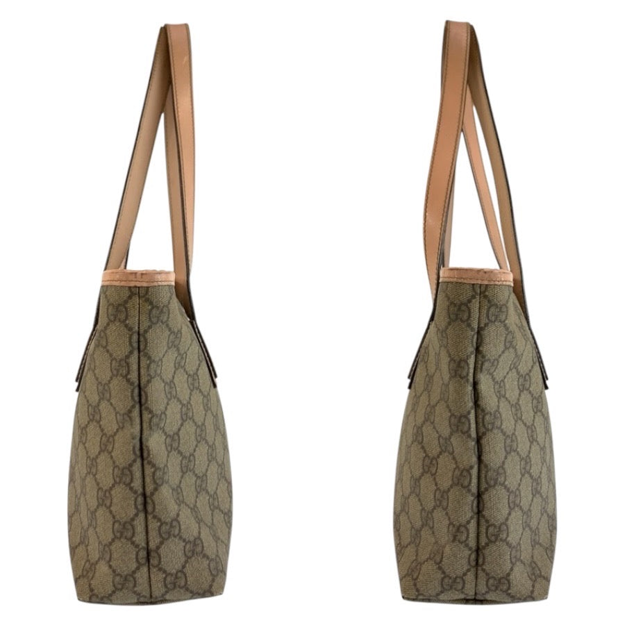 25110
GUCCI グッチ ピンク ベージュ GGスプリームキャンバス / レザー 211133 トートバッグ ハンドバッグ レディース B20