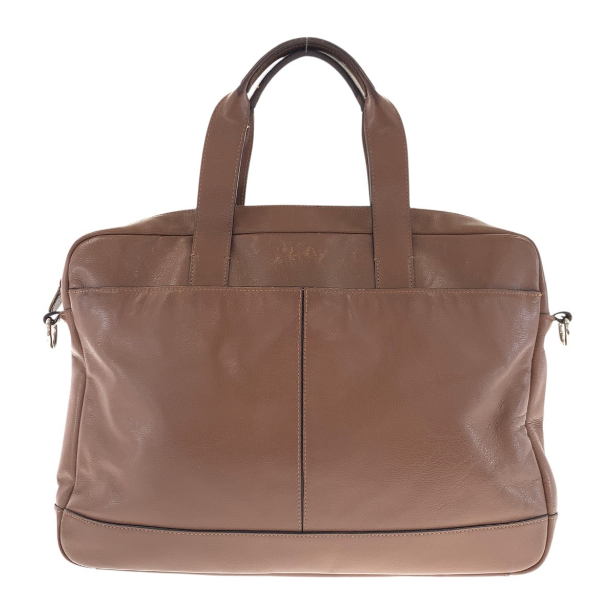 25116
COACH コーチ ハミルトン ブラウン 茶 シルバー金具 スムースレザー F54801 ビジネスバッグ ブリーフケース 2way AB8