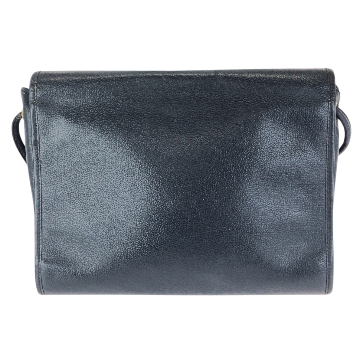 25118
Christian Dior クリスチャンディオール ヴィンテージ トロッター ネイビー ゴールド金具 レザー ショルダーバッグ レディース AB15