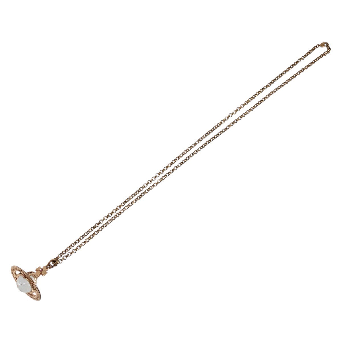 25138
Vivienne Westwood ヴィヴィアンウエストウッド オーブ ピンクゴールド メタル ネックレス 男女兼用 レディース B14
